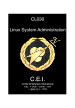 CL030 Linux System Administration by James D. Corder